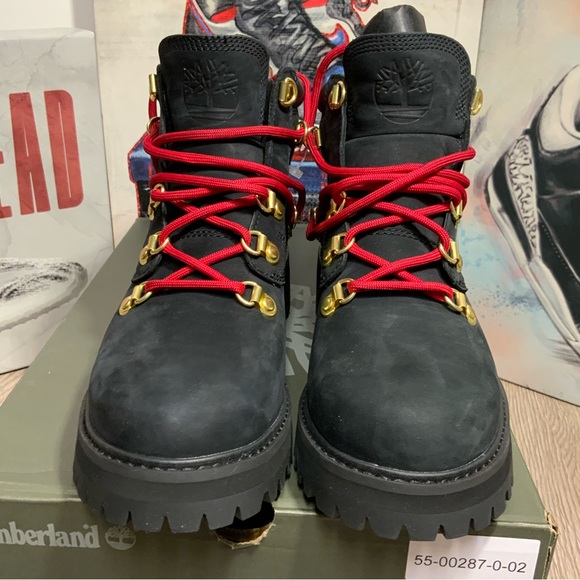 New Waterproof Timberland Vibram Sole Ltd Heritage 6 Inch Womens 8 Boots Black - Picture 4 of 10